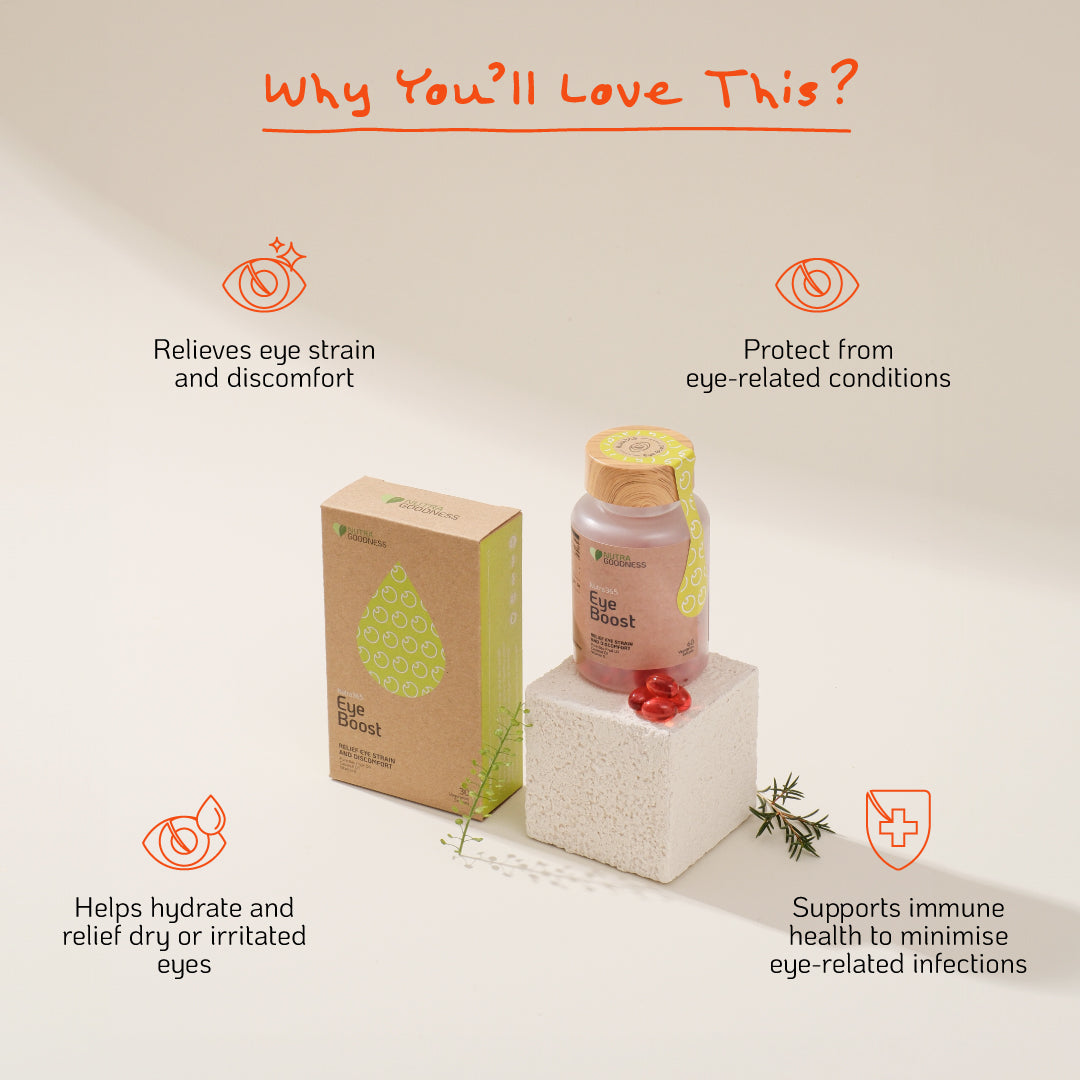 Nutra365 Eye Boost 60s - Support Healthy Vision & Relieve Eye Strain