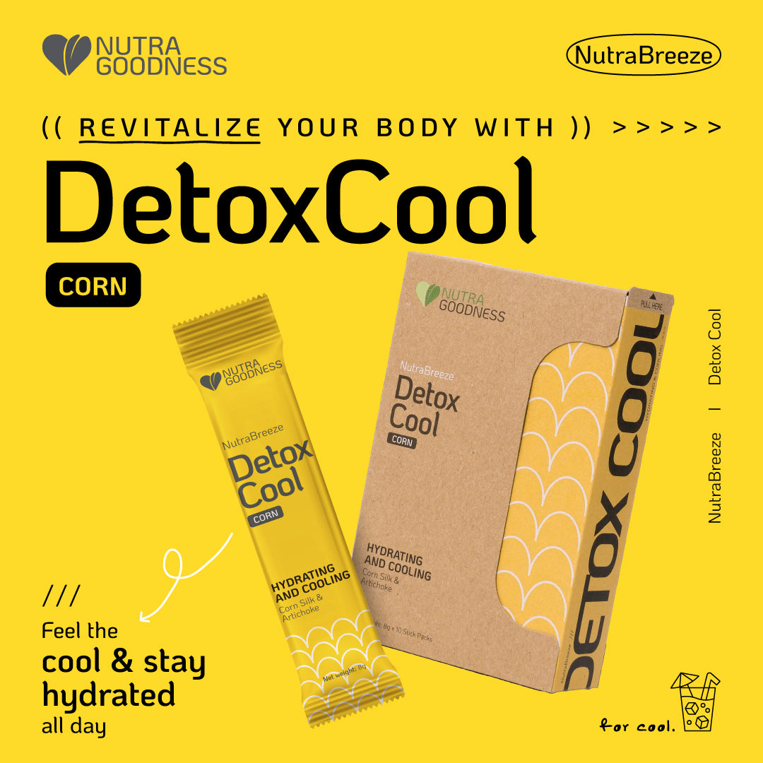 NutraBreeze DetoxCool (Corn/Winter Melon) 10s - Provide Hydration & Support Electrolyte Balance