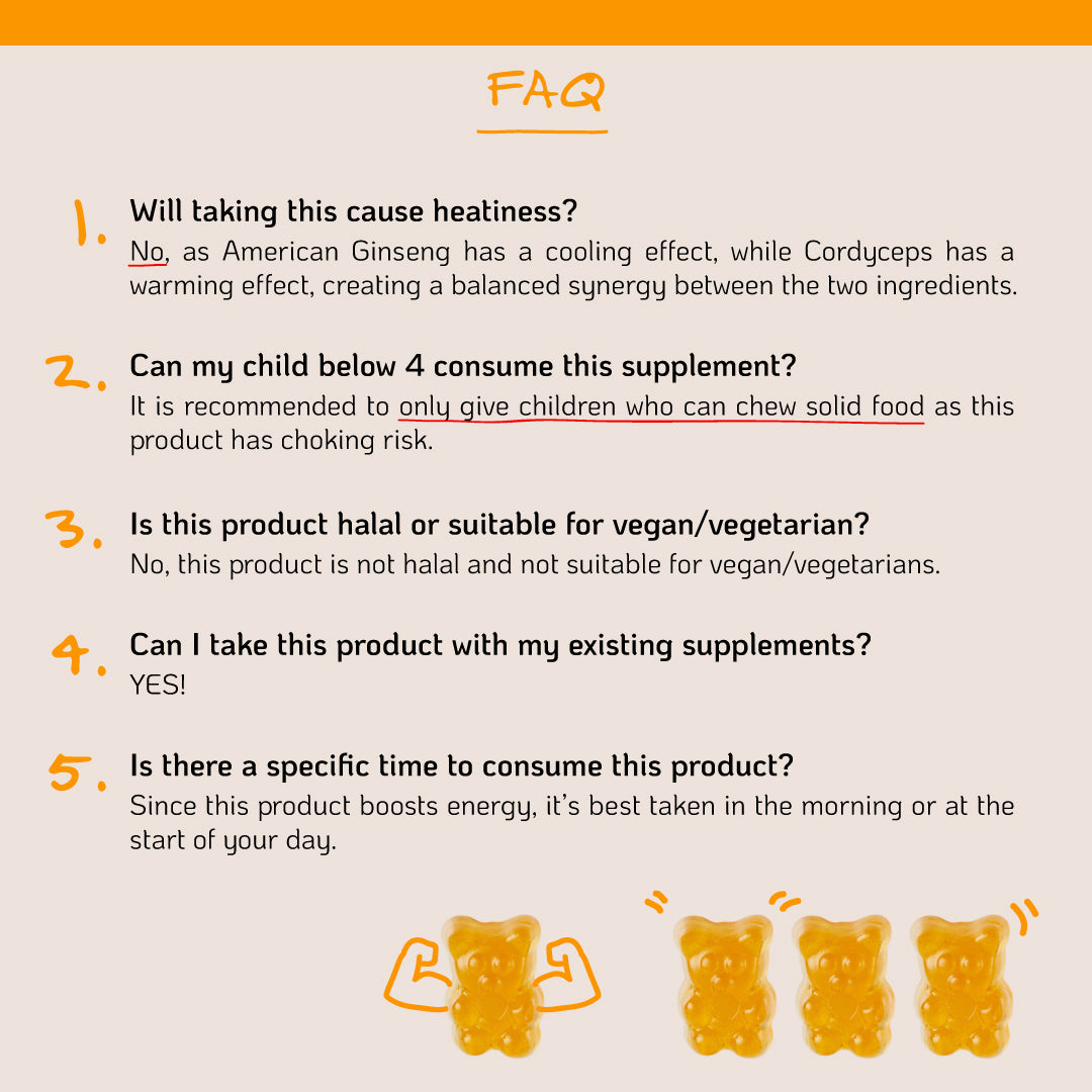 NutraGummy Energy Boost 40s - Support Natural Energy Levels, Health & Wellbeing