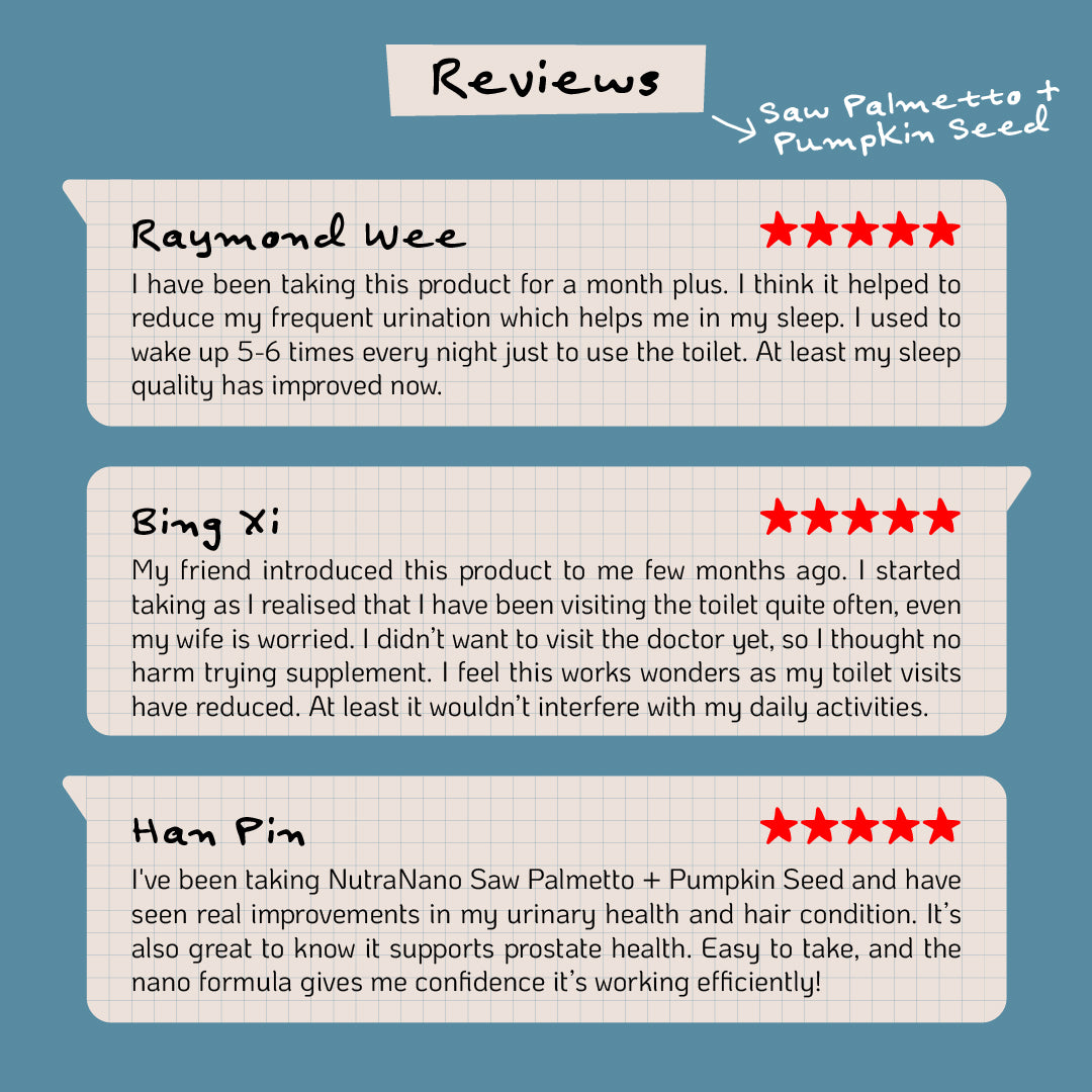 NutraNano Saw Palmetto + Pumpkin Seed 60s – Support Prostate Health & Urinary Tract