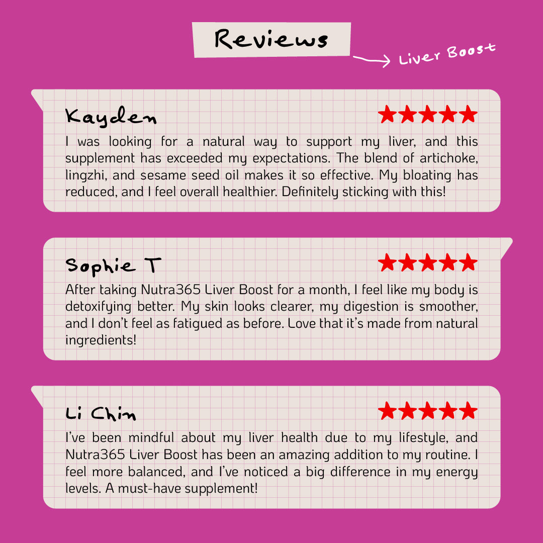 Nutra365 Liver Boost 30s - Promote Liver Health & Function