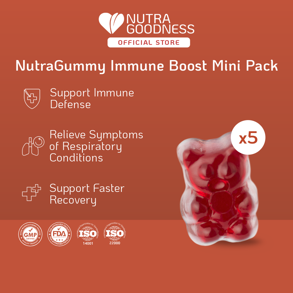 NutraGummy Immune Boost 5s - Support Immunity & Faster Recovery (Exp: Dec 2026)