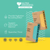 Packaging of Nutra Goodness NutraBreeze DetoxCool stick powder in corn and winter melon flavor, highlighting features like hydration, cooling effect, electrolyte balance, and quenching thirst.