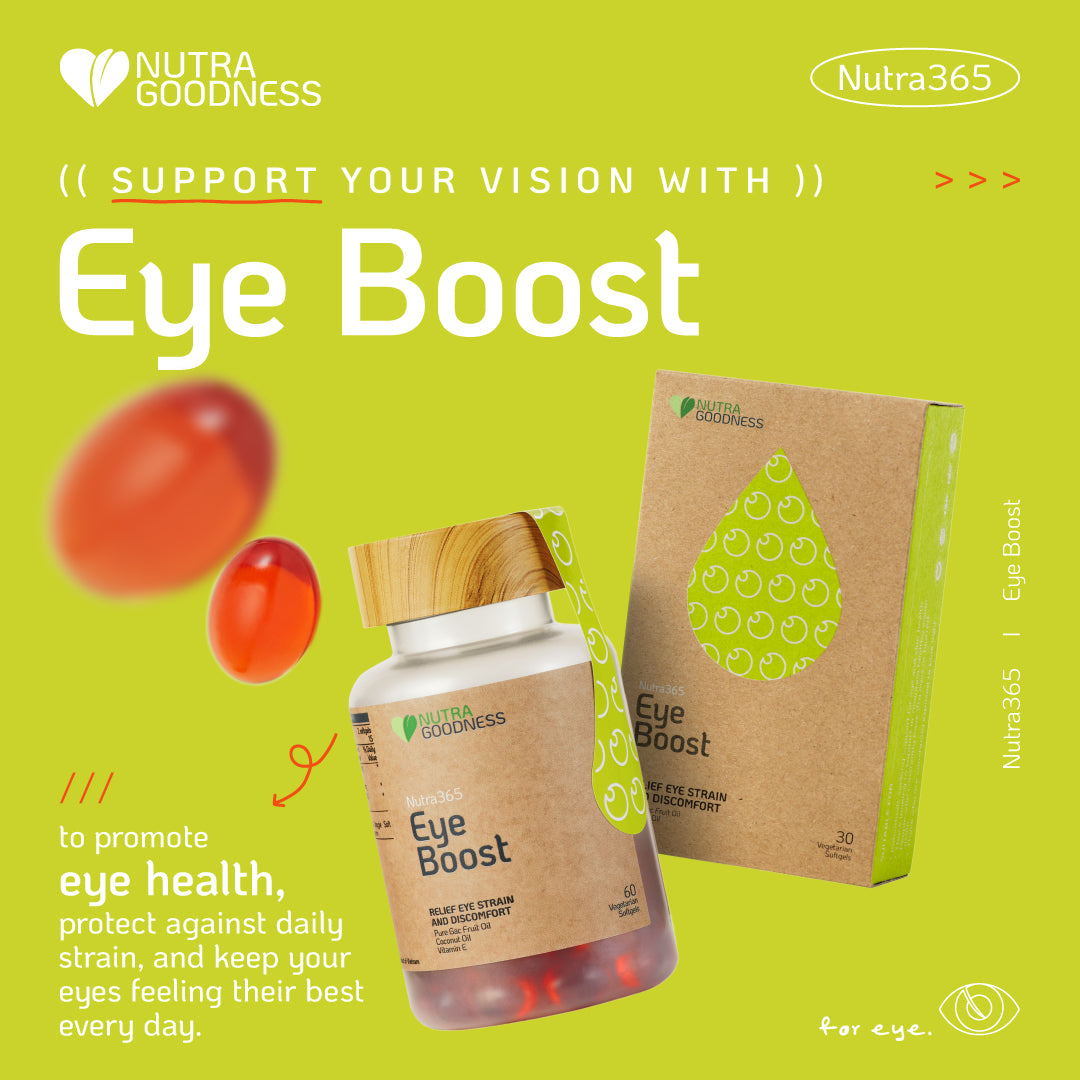 [Back-To-School Essential Set] Nutra365 Brain Boost 30s + Nutra365 Eye Boost 60s + NutraGummy Immune Boost 40s