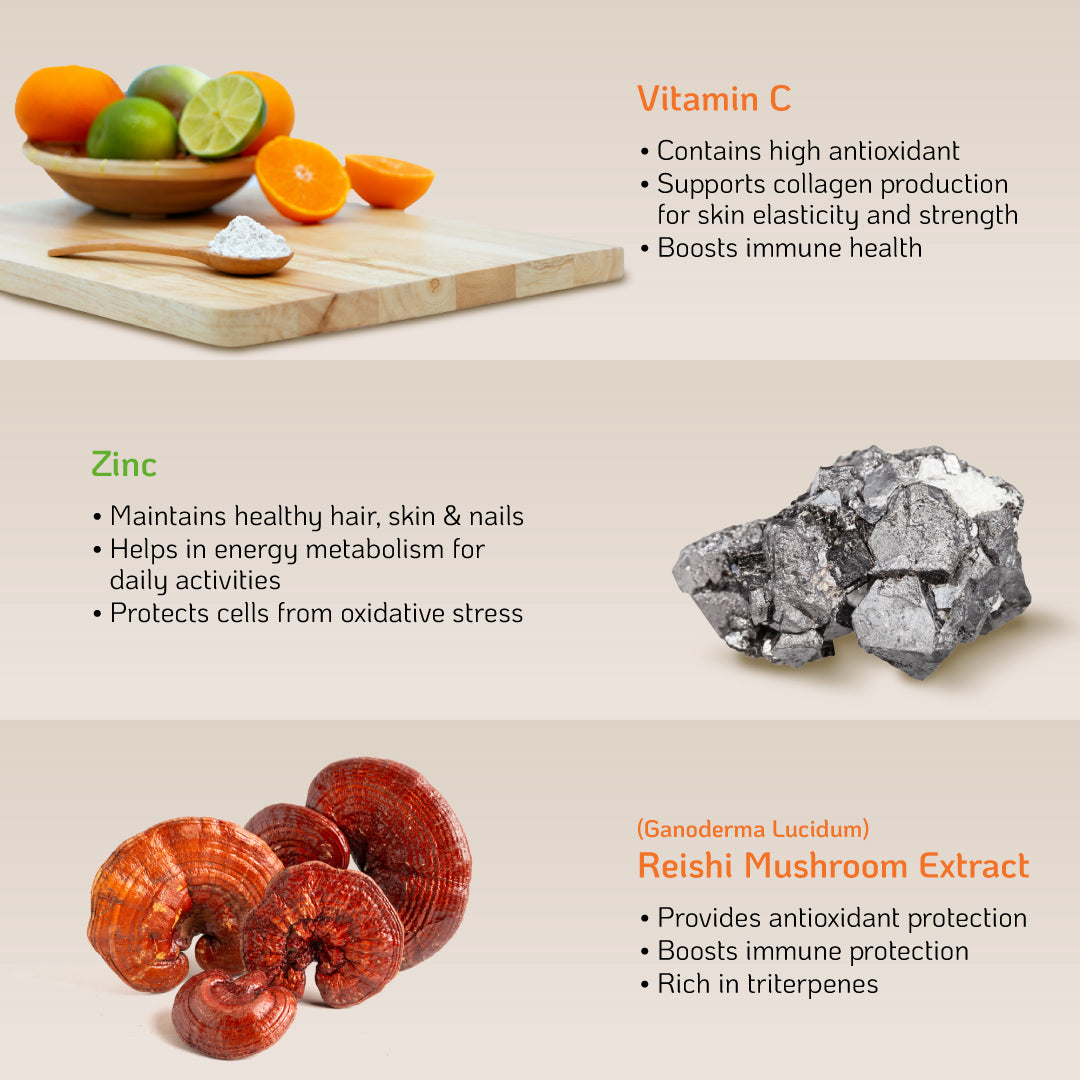 Nutra Goodness NutraFizz Vitamin C + Zinc Effervescent (Orange/Lime) 16s - Boost Immunity & Antioxidant