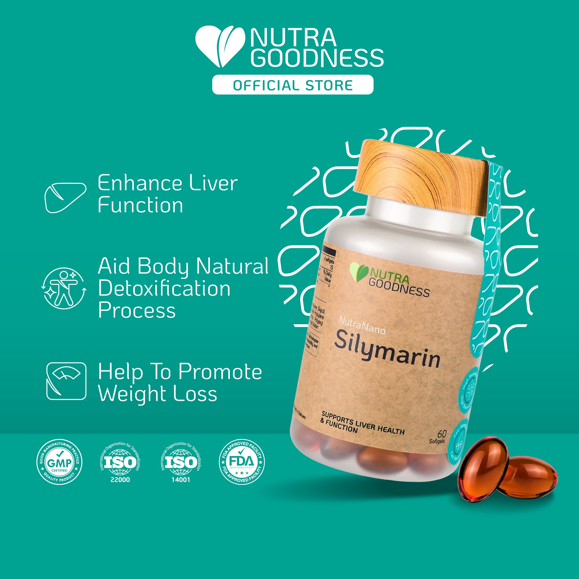 [PRE-ORDER] Nutra Goodness NutraNano Silymarin 60s - Support Healthy Liver Function & Stress Response