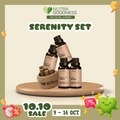 Nutra Goodness Serenity Set - NutraAroma Pure Essential Oil 30ml + Zen Wood Aroma Diffuser